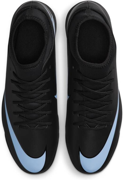 Nike Mercurial Superfly 10 Club high top voetbalschoenen (turf) Zwart