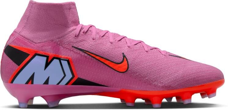 Nike Mercurial Superfly 10 Elite AG-Pro high-top voetbalschoenen Roze
