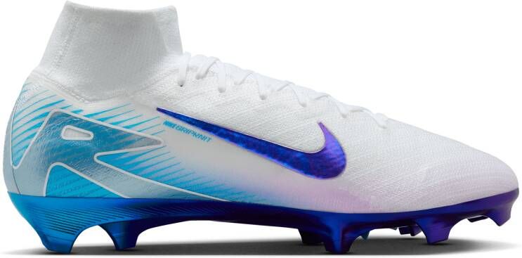 Nike Mercurial Superfly 10 Elite AS high-top voetbalschoenen (stevige ondergrond) Wit