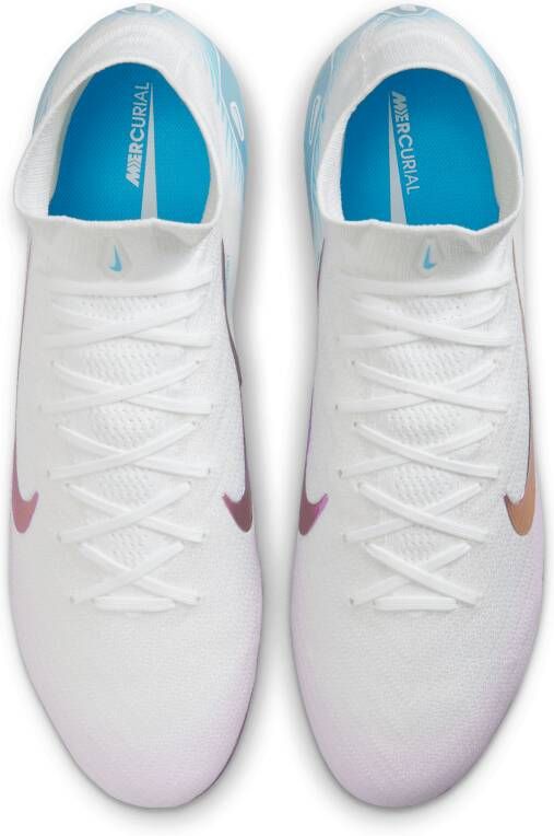 Nike Mercurial Superfly 10 Elite AS high-top voetbalschoenen (stevige ondergrond) Wit