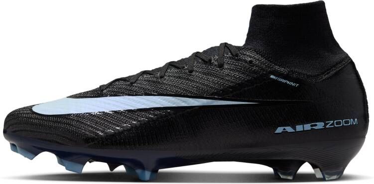 Nike Mercurial Superfly 10 Elite high top voetbalschoenen (stevige ondergrond) Zwart