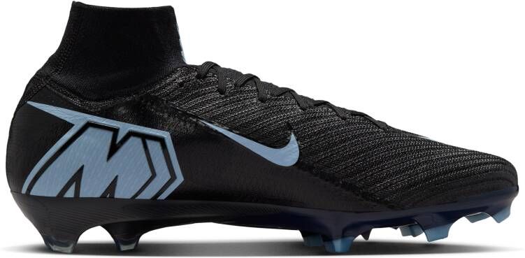 Nike Mercurial Superfly 10 Elite high top voetbalschoenen (stevige ondergrond) Zwart