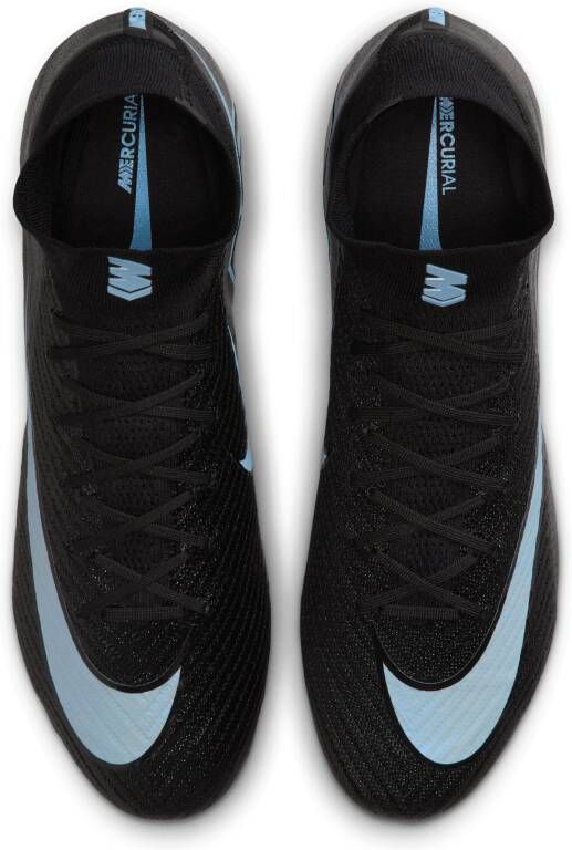 Nike Mercurial Superfly 10 Elite high top voetbalschoenen (stevige ondergrond) Zwart