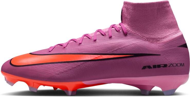 Nike Mercurial Superfly 10 Pro high-top voetbalschoenen (stevige ondergrond) Roze