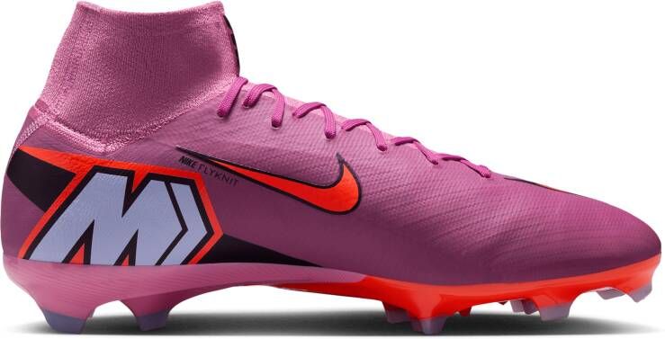 Nike Mercurial Superfly 10 Pro high-top voetbalschoenen (stevige ondergrond) Roze