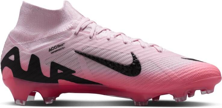 Nike Mercurial Superfly 9 Elite high-top voetbalschoenen (stevige ondergrond) Roze