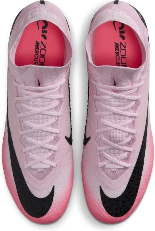 Nike Mercurial Superfly 9 Elite high-top voetbalschoenen (stevige ondergrond) Roze