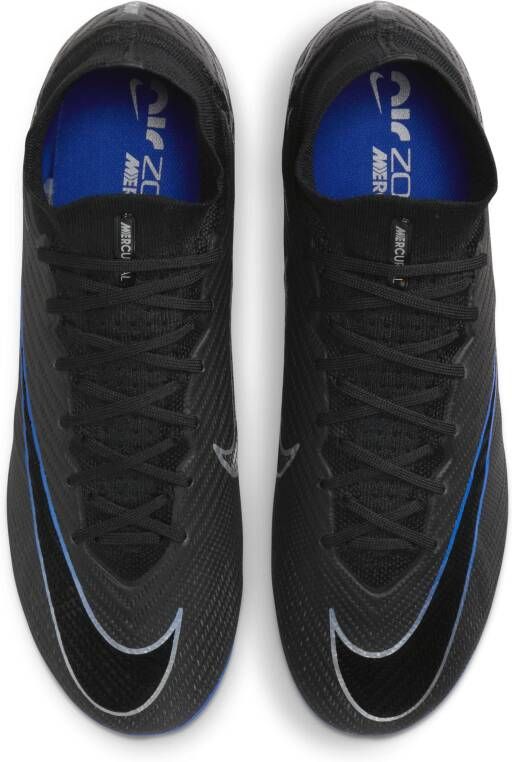 Nike Mercurial Superfly 9 Elite high top voetbalschoenen (zachte ondergrond) Zwart