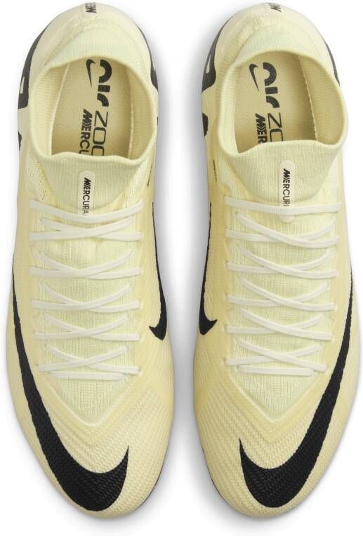 Nike Mercurial Superfly 9 Pro high top voetbalschoenen (stevige ondergrond) Geel