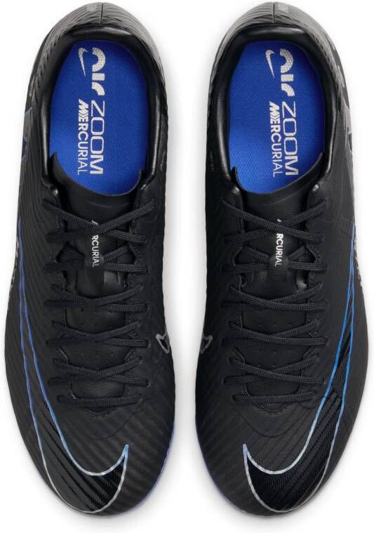 Nike Mercurial Vapor 15 Academy low top voetbalschoenen (kunstgras) Zwart