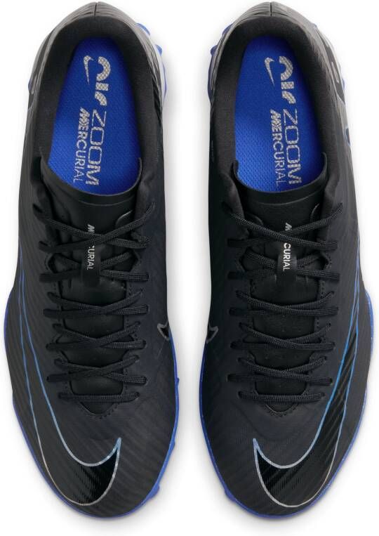 Nike Mercurial Vapor 15 Academy low- top voetbalschoenen (turf) Zwart