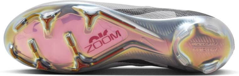 Nike Mercurial Vapor 15 Elite low-top voetbalschoenen (stevige ondergronden) Grijs