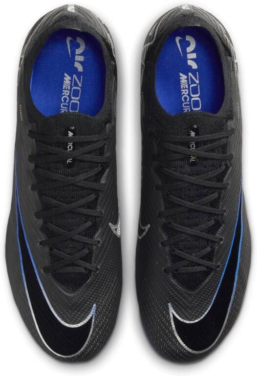 Nike Mercurial Vapor 15 Elite low top voetbalschoenen (stevige ondergrond) Zwart