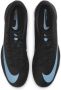 Nike Zoom Mercurial Vapor 16 Academy Zaalvoetbalschoenen (IN) Zwart Lichtblauw - Thumbnail 5