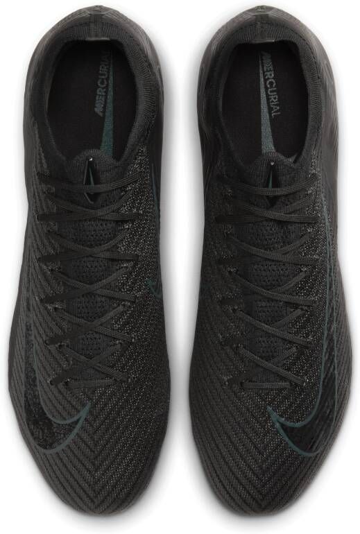 Nike Zoom Mercurial Vapor 16 Elite Kunstgras Voetbalschoenen (AG) Zwart Donkergroen - Foto 4