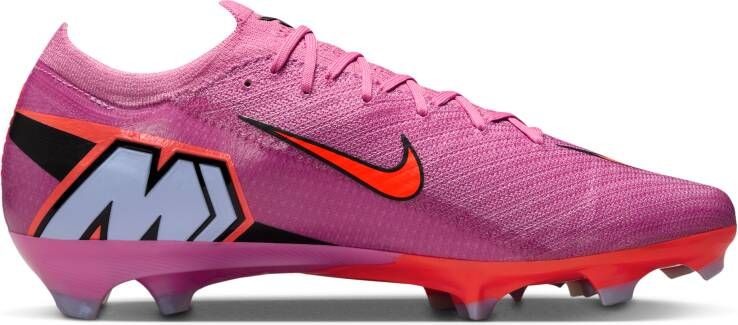 Nike Mercurial Vapor 16 Elite low-top voetbalschoenen (stevige ondergronden) Roze