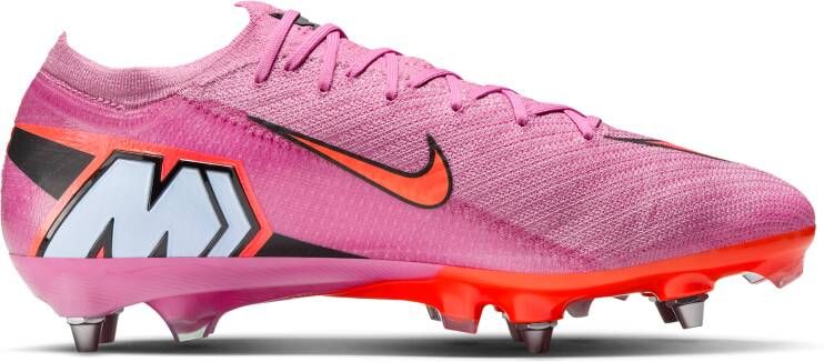 Nike Mercurial Vapor 16 Elite SG-Pro low top voetbalschoenen Roze