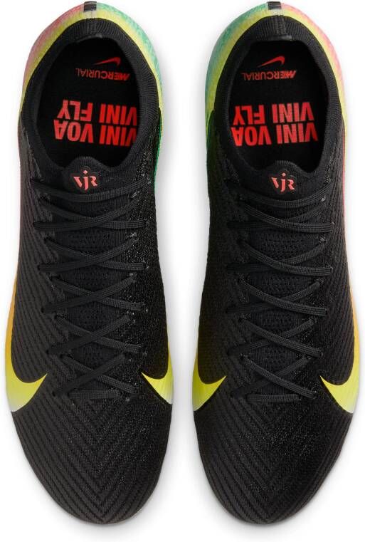 Nike Mercurial Vapor 16 Elite 'Vini Jr.' Low top voetbalschoenen (stevige ondergronden) Zwart - Foto 4