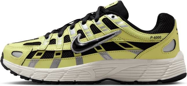 Nike P-6000 Unisex Schoenen Geel Maat: 35.5 Mesh Synthetisch Foot Locker