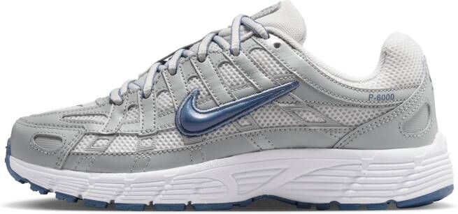 Nike P-6000 Unisex Schoenen Grijs Maat: 37.5 Mesh Synthetisch Foot Locker