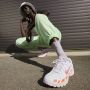 Nike Witte lage schoen met roze accenten White Dames - Thumbnail 9