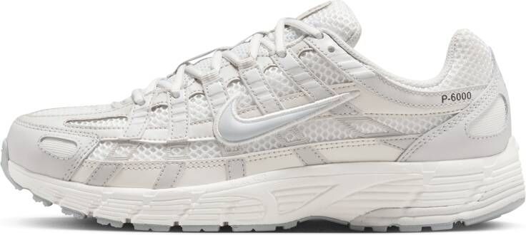 Nike P-6000 Dames Schoenen Wit Maat: 36.5 Mesh Synthetisch Foot Locker