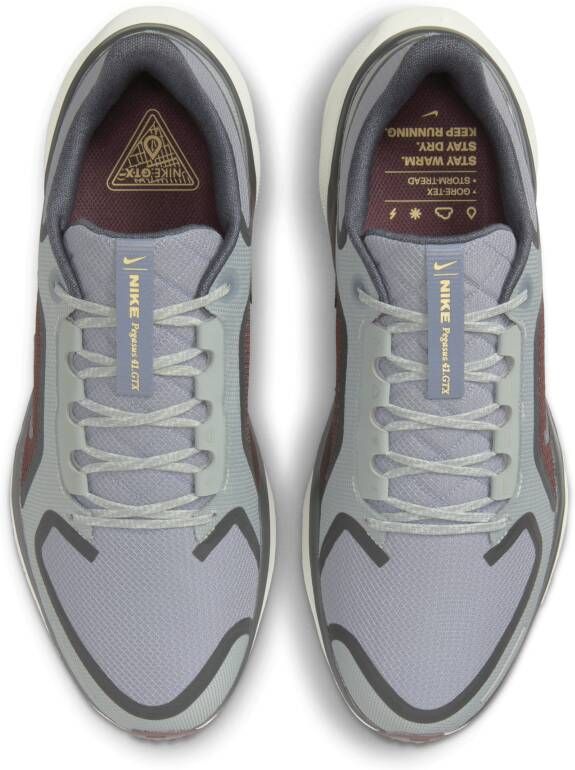 Nike Pegasus 41 GORE-TEX waterdichte hardloopschoenen voor heren (straat) Grijs