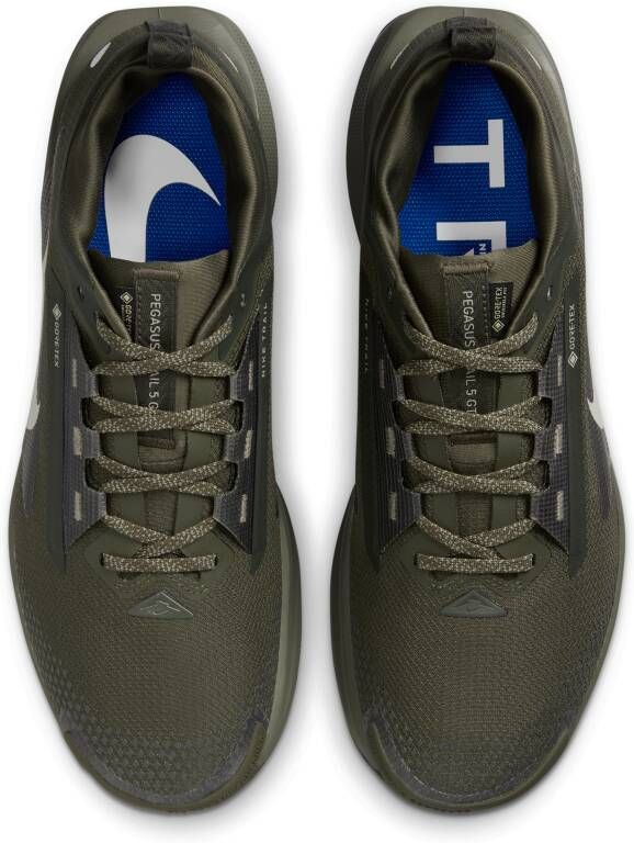 Nike Pegasus Trail 5 GORE-TEX SP waterdichte trailrunningschoenen voor heren Groen