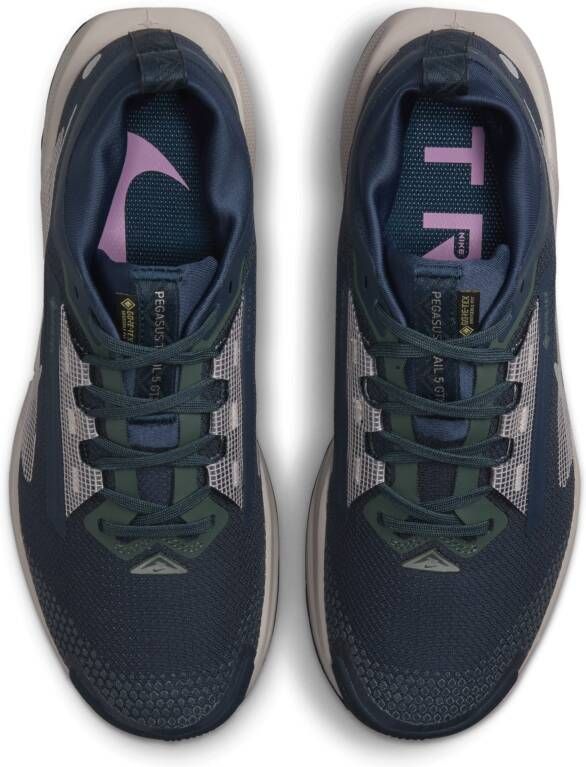 Nike Pegasus Trail 5 GORE-TEX waterdichte trailrunningschoenen voor dames Blauw - Foto 4