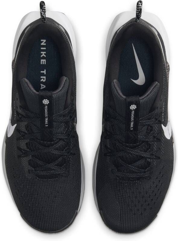 Nike Pegasus Trail 5 trailrunningschoenen voor dames Zwart