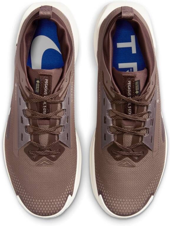 Nike Pegasus Trail 5 GORE-TEX SP waterdichte trailrunningschoenen voor heren Bruin