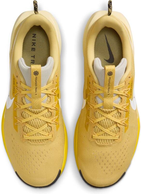 Nike Pegasus Trail 5 trailrunningschoenen voor heren Geel