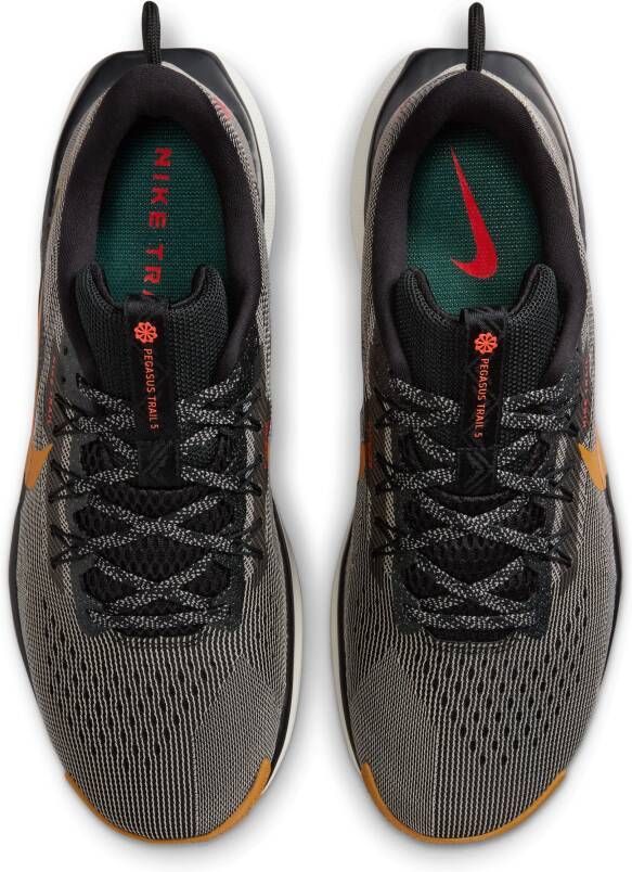 Nike Pegasus Trail 5 trailrunningschoenen voor heren Zwart
