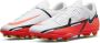 Nike Phantom GT2 Club MG Voetbalschoen (meerdere ondergronden) White Volt Bright Crimson Heren - Thumbnail 8