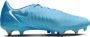 Nike Phantom GX II Academy IJzeren-Nop Voetbalschoenen (SG) Anti-Clog Blauw Wit - Thumbnail 4