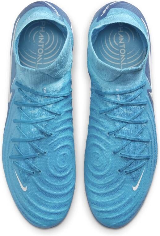Nike Phantom Luna 2 Elite high-top voetbalschoenen (stevige ondergrond) Blauw - Foto 4