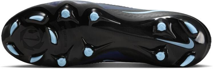 Nike Phantom 6 High Academy voetbalschoenen (meerdere ondergronden) Zwart