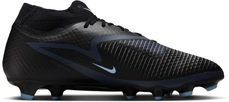 Nike Phantom 6 High Academy voetbalschoenen (meerdere ondergronden) Zwart