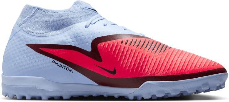 Nike Phantom 6 High Academy voetbalschoenen (turf) Blauw