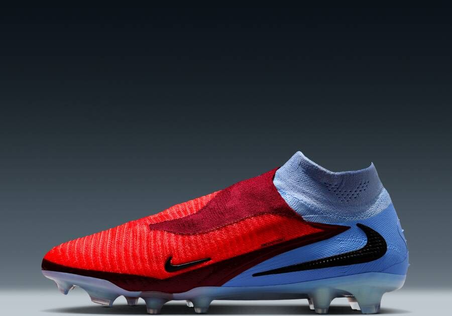 Nike Phantom 6 High Elite voetbalschoenen (stevige ondergrond) Blauw