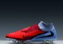Nike Phantom 6 High Elite voetbalschoenen (stevige ondergrond) Blauw - Thumbnail 1
