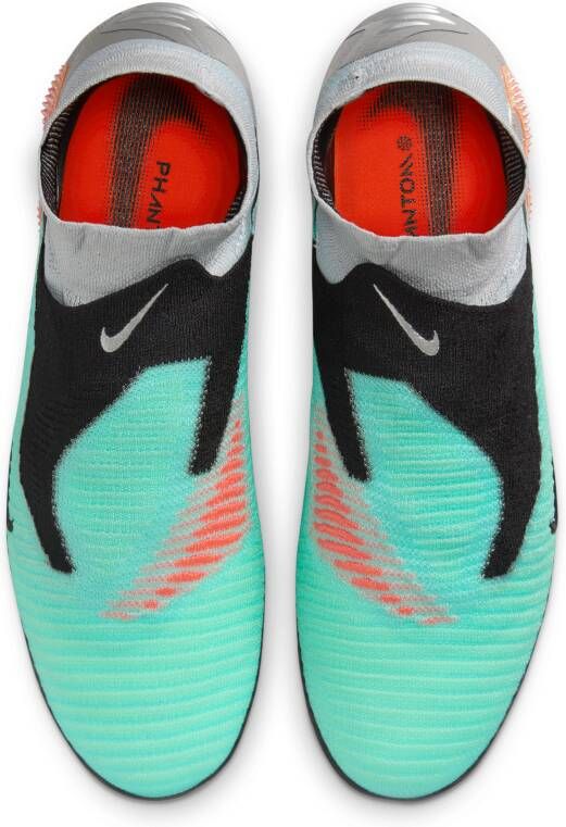 Nike Phantom 6 High Elite voetbalschoenen (stevige ondergrond) Grijs