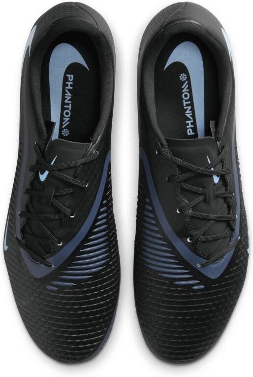 Nike Phantom 6 Low Academy voetbalschoenen (meerdere ondergronden) Zwart