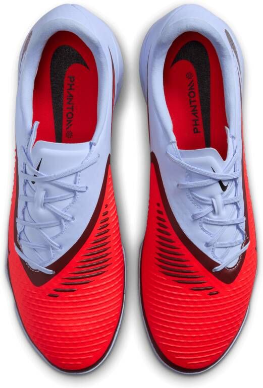 Nike Phantom 6 Low Academy voetbalschoenen (turf) Blauw