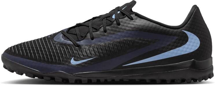 Nike Phantom 6 Low Academy voetbalschoenen (turf) Zwart