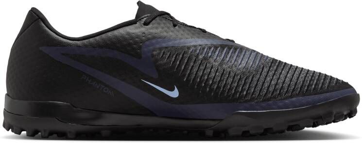 Nike Phantom 6 Low Academy voetbalschoenen (turf) Zwart