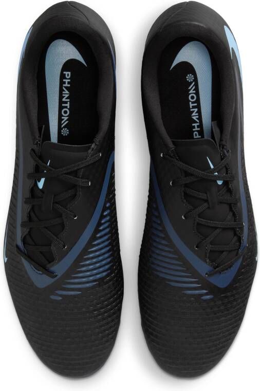 Nike Phantom 6 Low Academy voetbalschoenen (zachte ondergrond) Zwart - Foto 4