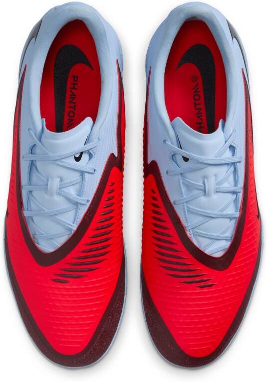 Nike Phantom 6 Low Academy zaalvoetbalschoenen Blauw