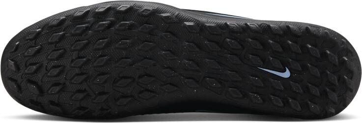 Nike Phantom 6 Low Club voetbalschoenen (turf) Zwart