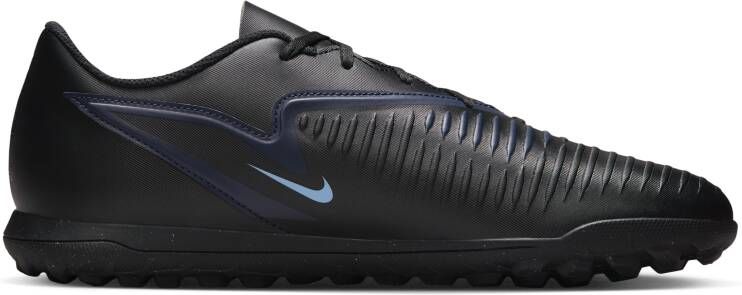Nike Phantom 6 Low Club voetbalschoenen (turf) Zwart